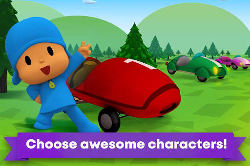 Pocoyo Racing: Kids Car Race - Fast 3D Adventure screenshot 1
