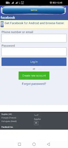 MBASIC - Faster For Facebook screenshot 1