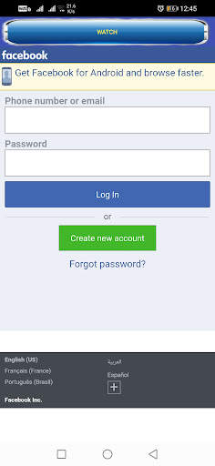 MBASIC - Faster For Facebook screenshot 1
