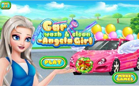 Clean Up Car - Angela girl screenshot 1