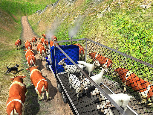 Farm Animal Truck Driver Game screenshot 9