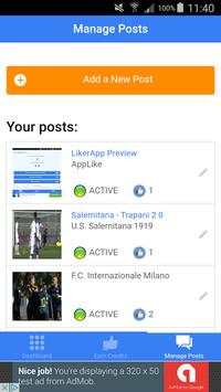 Liker App Green screenshot 1