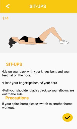 Treino Abdominal Abs Workout 30 days  screenshot 4
