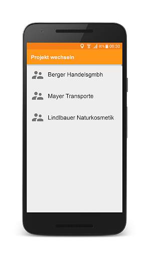 Mobile GPS Zeiterfassung screenshot 6