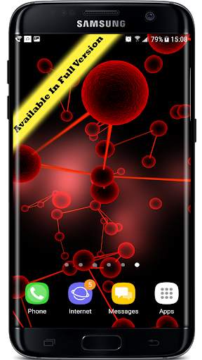 Particle Molecules 3D Live Wallpaper screenshot 8