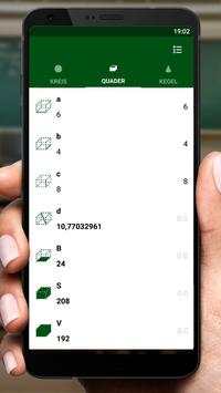 Geometrie Rechner screenshot 3