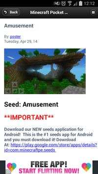 Seeds - Minecraft PE screenshot 3