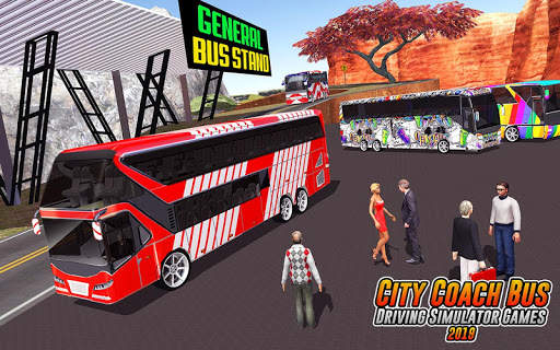 Coach Bus Hill Road Simulator- Free Euro Bus Games screenshot 6