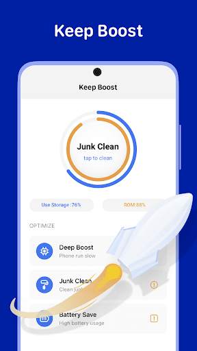 Keep boost - phone optimization & deep clean screenshot 1
