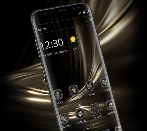 Black Gold Business Theme 5 تصوير الشاشة
