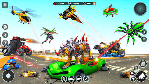 Jeux de Robot Tigre Volant screenshot 15