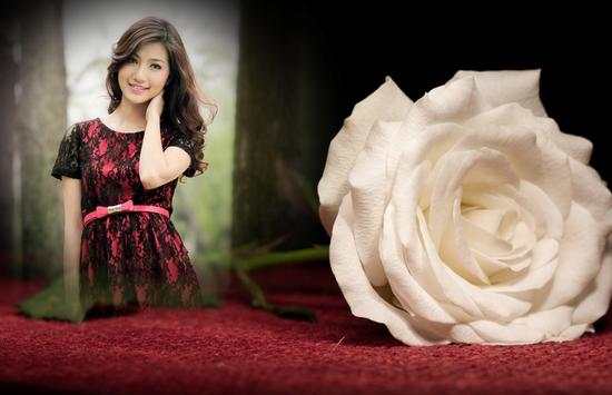 White Rose Photo Frame screenshot 3