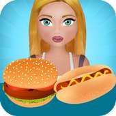 food cooking shop game logo