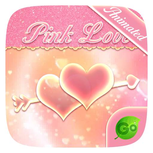 Pink Love GO Keyboard Animated Theme 4.5