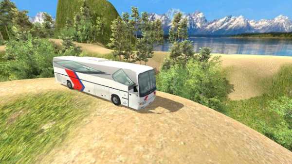 Offroad Tourist Bus Driving Mountain Bus simulator screenshot 1