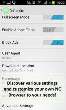 NC Browser Free screenshot 1
