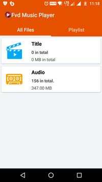 FVD Music Player screenshot 1