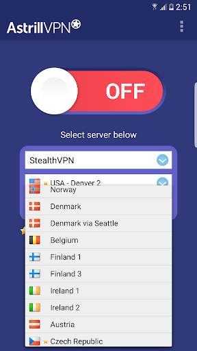 Astrill VPN - free & premium Android VPN 3 تصوير الشاشة