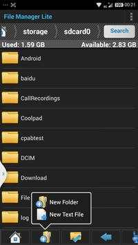 File Manager Lite screenshot 5