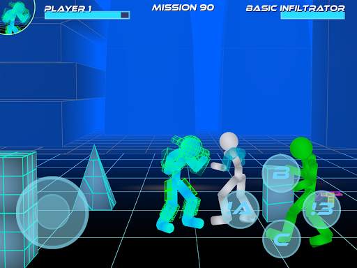Stickman Neon Street Fighting screenshot 11