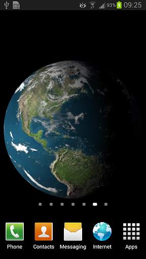 Earth Live Wallpaper 3d screenshot 4
