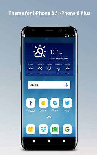 Launcher Theme for iPhone 8 Plus screenshot 2