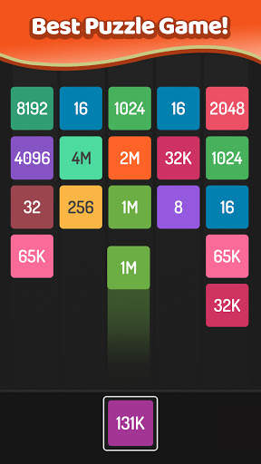 X2 Blocks – Merge Numbers 2048 screenshot 2