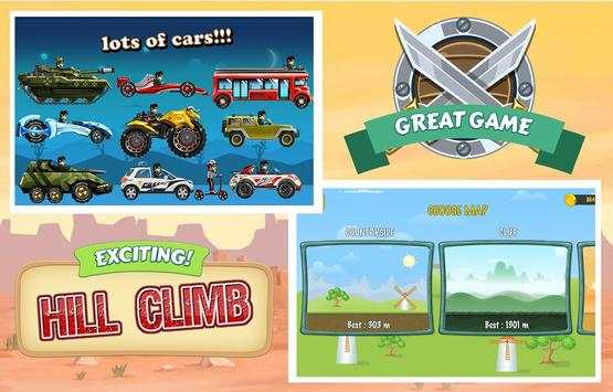 Hill Climb Racing: UAZ car climb screenshot 1