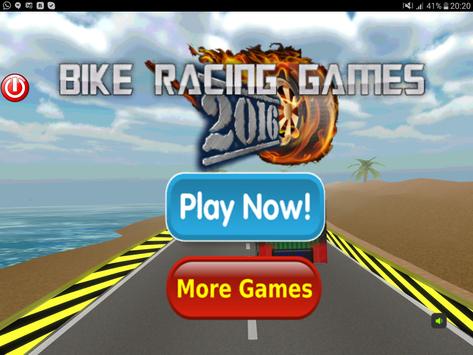Bike Racing Games 2016 1 تصوير الشاشة
