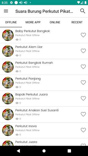 Suara Burung Perkutut Pikat Offline screenshot 1