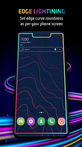 Edge Lighting – Round Color, Border Light App screenshot 4
