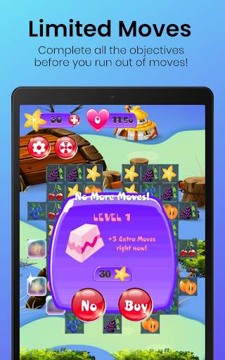 Fruits Star - Free Match 3 Puzzle Game 🍒🍒🍒 screenshot 15