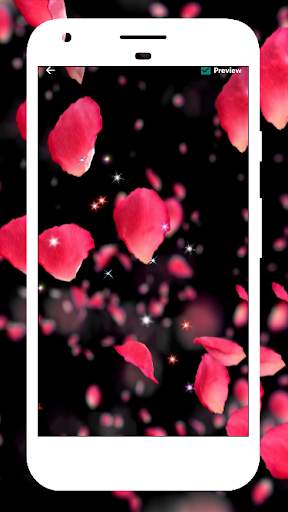 Rose petals Live Wallpaper screenshot 6