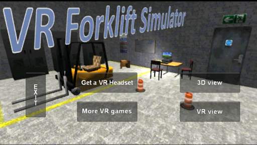 VR Forklift Simulator Demo screenshot 1