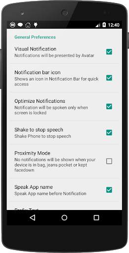 Talking Notification Girl screenshot 4
