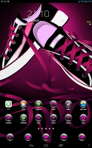 Pink Black Theme screenshot 8