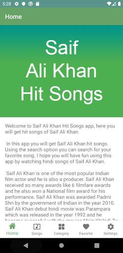 Saif Ali Khan Hit Songs screenshot 2