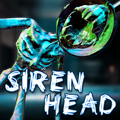 Siren Head game 3d horror icon