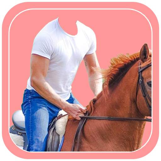 Horse With Man Photo Suit HD 1.0.7
