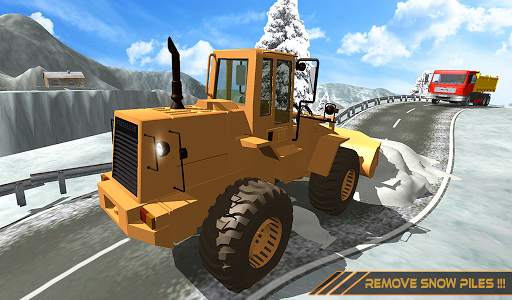 Snow Excavator Dredge Simulator - Rescue Game screenshot 6