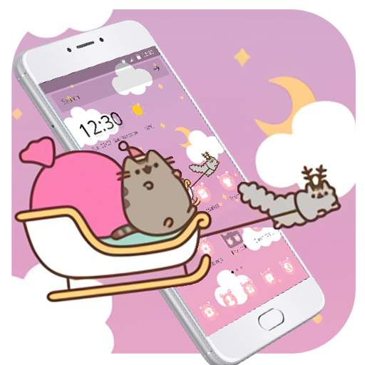 Pink Sky Funny Cat Theme🐱 1.1.3