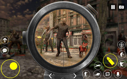 Penembak Zombie Angkatan Udara: Invasi Mati screenshot 11