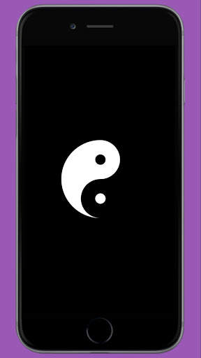 Yin Yang Aesthetic Wallpaper - Free screenshot 3