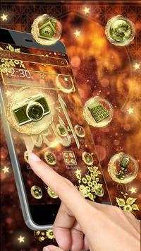 Gold Allah Theme 4 تصوير الشاشة