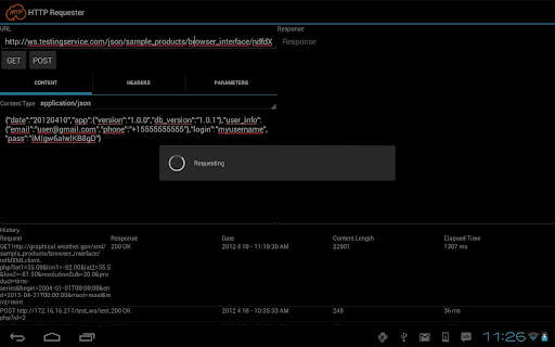 HTTP Requester screenshot 7
