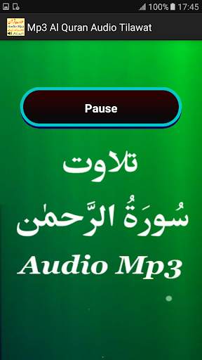 Mp3 Al Quran Audio Tilawat App screenshot 8