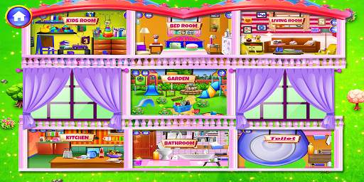 Princess Home Cleanup : House Cleaning Game screenshot 1