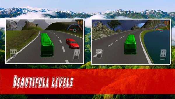 Dangerous Road Bus Drive screenshot 1