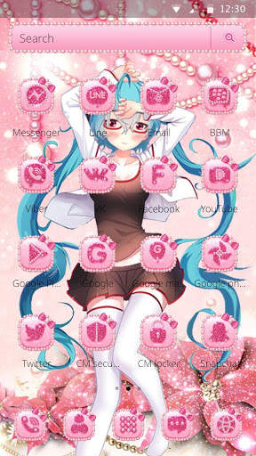 Hatsune miku live Theme screenshot 3