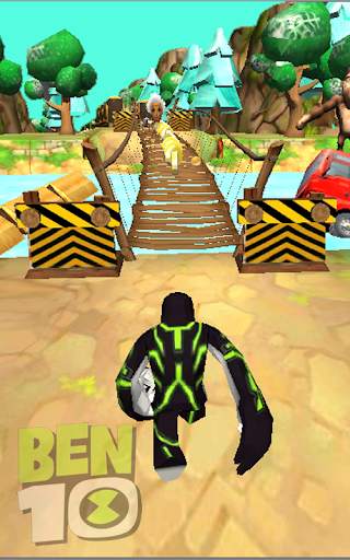 New Ben Alien Boy Rush - Jungle Escape Run screenshot 2